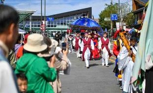 10월 한국에서 손꼽히는 인삼 산지 중 하나인 영주에서 풍기인삼축제