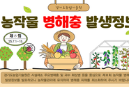  2025년 제8회 농작물 병해충 발생정보 발표(경보,예보,주의보)